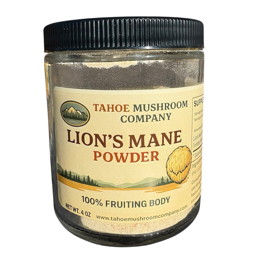 Lion's Mane Powder- 100% Full Fruited Body