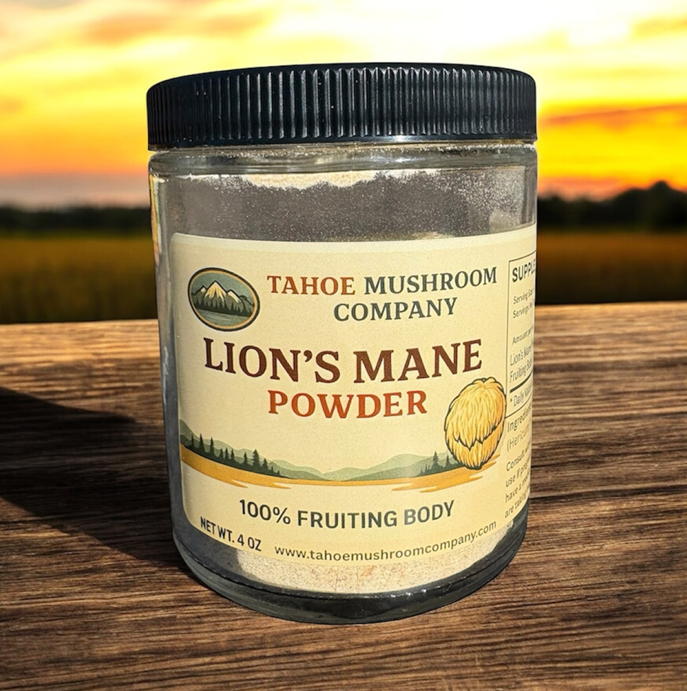 Lion's Mane Powder- 100% Full Fruited Body